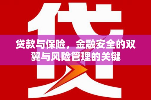 永济贷款与保险，金融安全的双翼与风险管理的关键