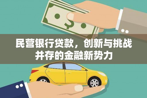 永济民营银行贷款，创新与挑战并存的金融新势力