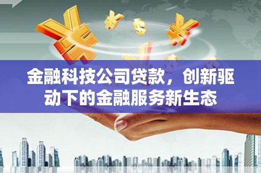 永济金融科技公司贷款，创新驱动下的金融服务新生态