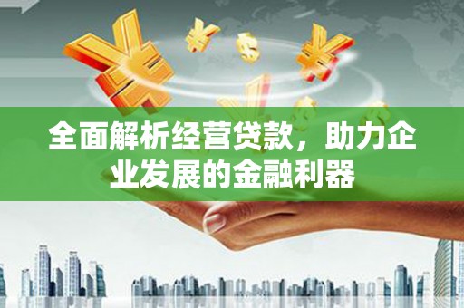 永济全面解析经营贷款，助力企业发展的金融利器