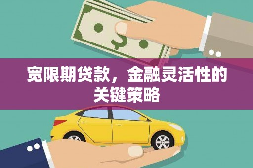 永济宽限期贷款，金融灵活性的关键策略