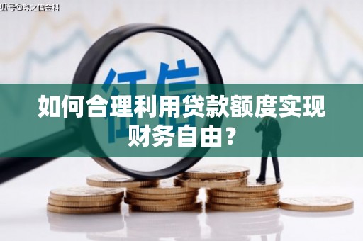 永济如何合理利用贷款额度实现财务自由？