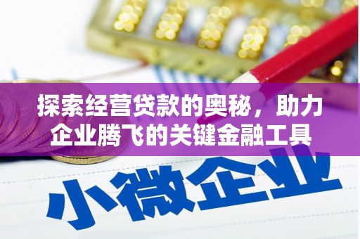永济探索经营贷款的奥秘，助力企业腾飞的关键金融工具