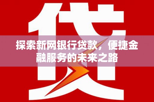 永济探索新网银行贷款，便捷金融服务的未来之路