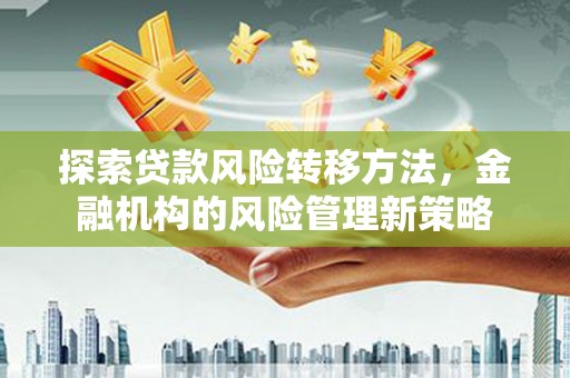 永济探索贷款风险转移方法，金融机构的风险管理新策略