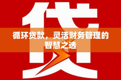 永济循环贷款，灵活财务管理的智慧之选