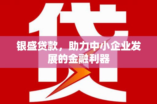 永济银盛贷款，助力中小企业发展的金融利器