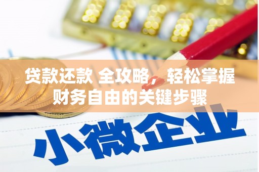 永济贷款还款 全攻略，轻松掌握财务自由的关键步骤