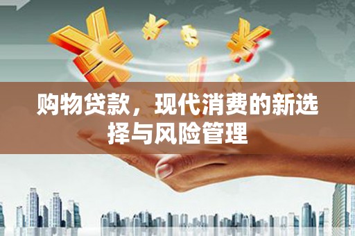 永济购物贷款，现代消费的新选择与风险管理