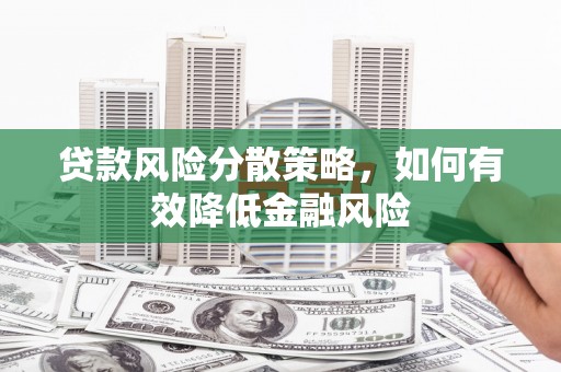 永济贷款风险分散策略，如何有效降低金融风险