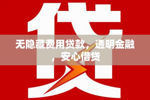 永济无隐藏费用贷款，透明金融，安心借贷