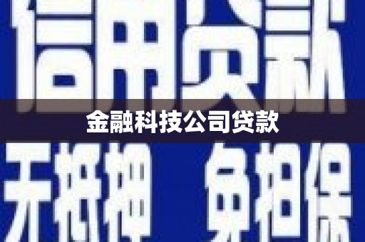 永济金融科技公司贷款