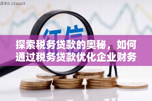 永济探索税务贷款的奥秘，如何通过税务贷款优化企业财务