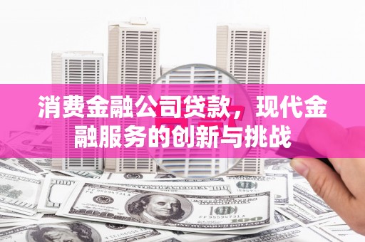 永济消费金融公司贷款，现代金融服务的创新与挑战