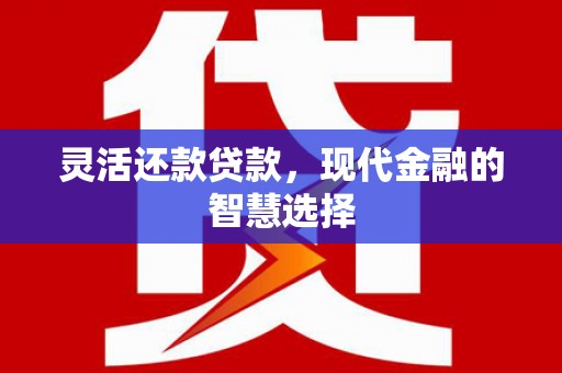 永济灵活还款贷款，现代金融的智慧选择