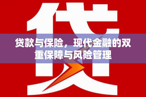 永济贷款与保险，现代金融的双重保障与风险管理