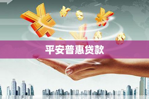 永济平安普惠贷款