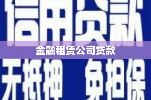 永济金融租赁公司贷款