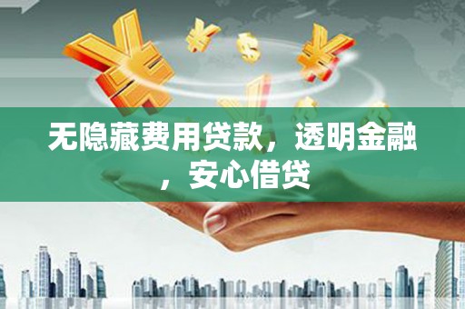 永济无隐藏费用贷款，透明金融，安心借贷