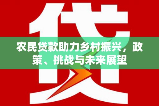 永济农民贷款助力乡村振兴，政策、挑战与未来展望