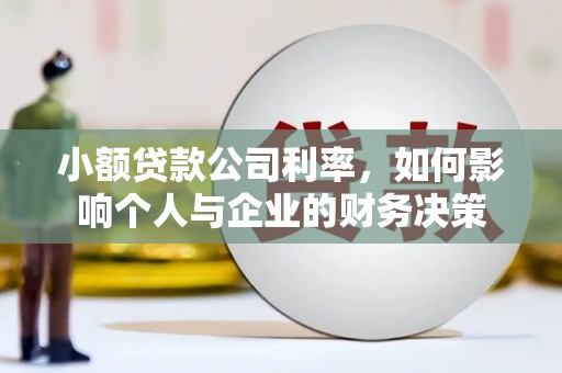 永济小额贷款公司利率，如何影响个人与企业的财务决策