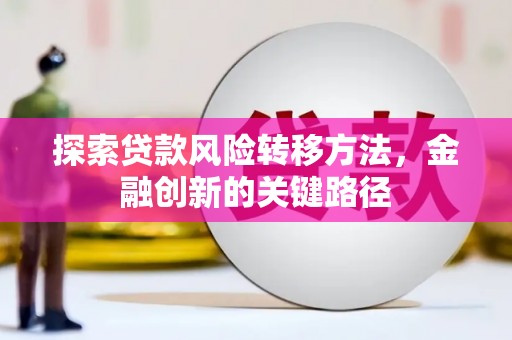 永济探索贷款风险转移方法，金融创新的关键路径