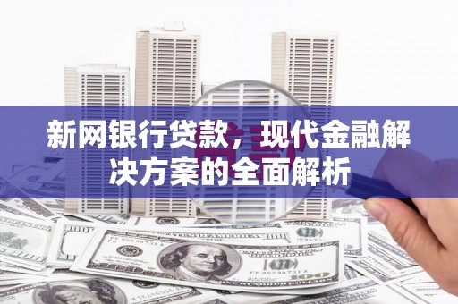 永济新网银行贷款，现代金融解决方案的全面解析