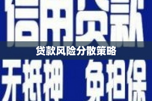 永济贷款风险分散策略