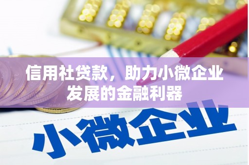 永济信用社贷款，助力小微企业发展的金融利器
