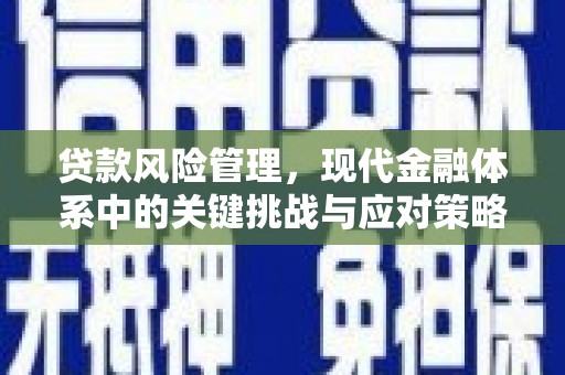 永济贷款风险管理，现代金融体系中的关键挑战与应对策略