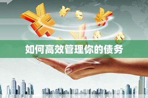 永济如何高效管理你的债务